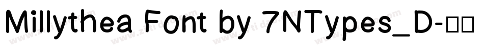 Millythea Font by 7NTypes_D字体转换